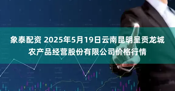象泰配资 2025年5月19日云南昆明呈贡龙城农产品经营股份有限公司价格行情